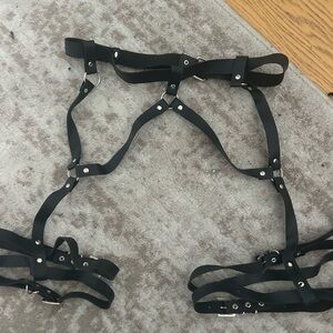Black Strappy Harness